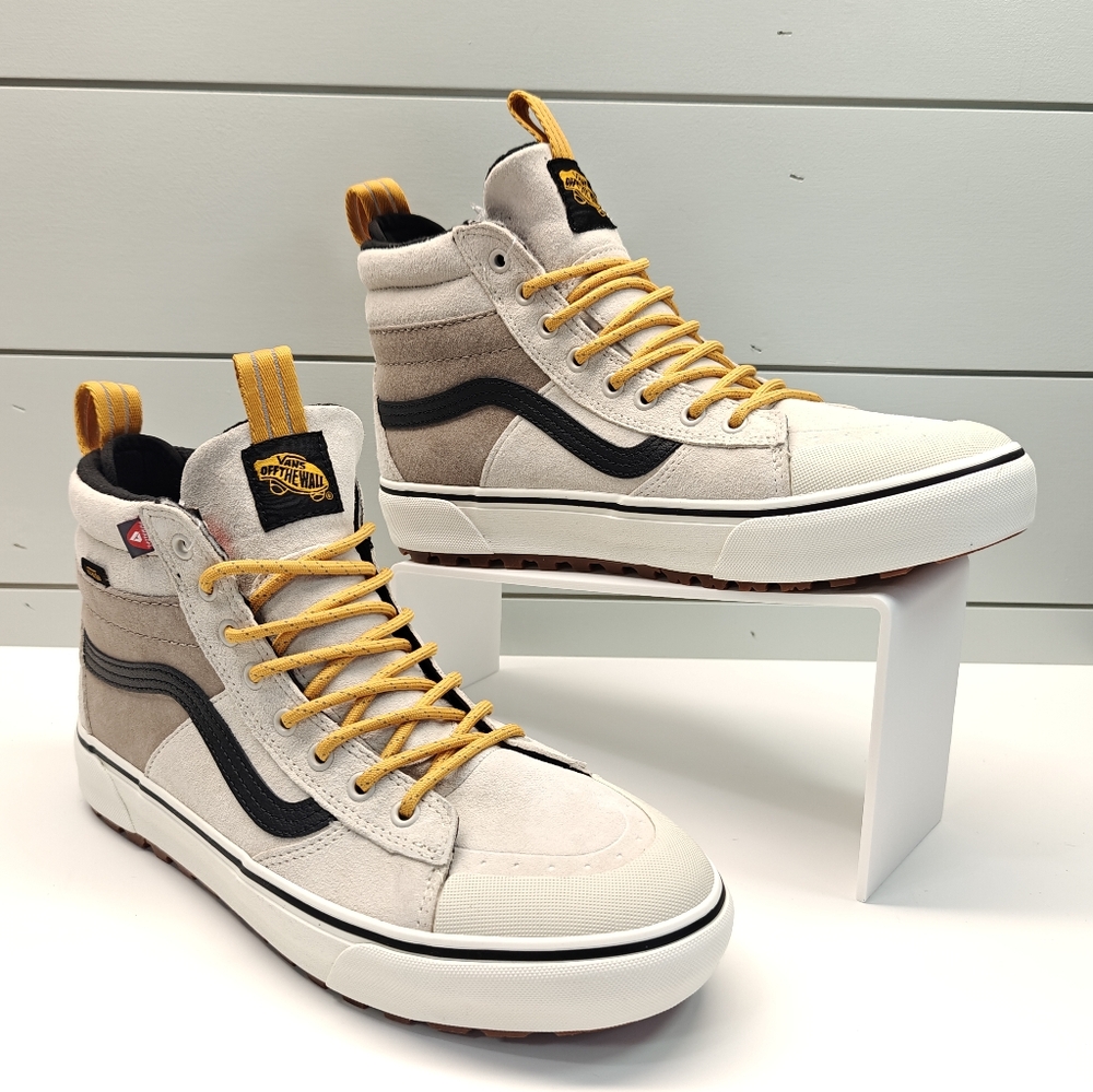 Vans SK8-Hi MTE-2 Utility Pop White Grey Black High Top Sneakers Shoes Men 10.5